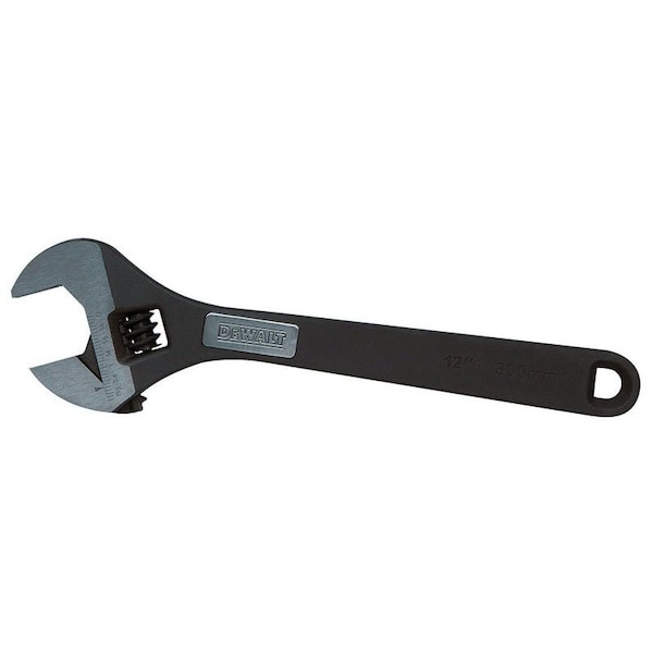 Stanley DeWalt Metric and SAE Adjustable Wrench 12 in. L 1 pc DWHT80269 - main